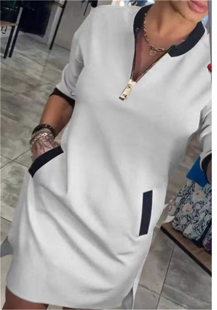 Bertha™ - Chic Long Sleeved Dress