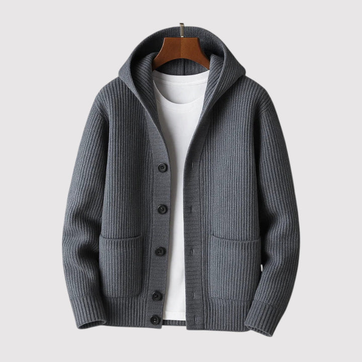 HIDEAKI | Luxe Hooded Cardigan