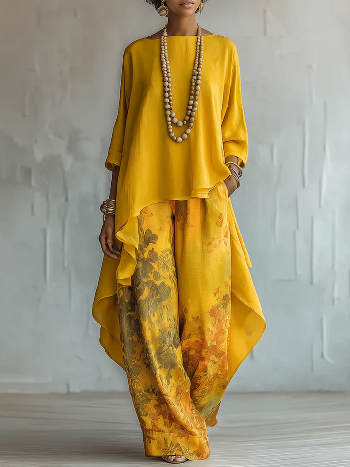 Fiorella | Women's Floral Two-Piece Set