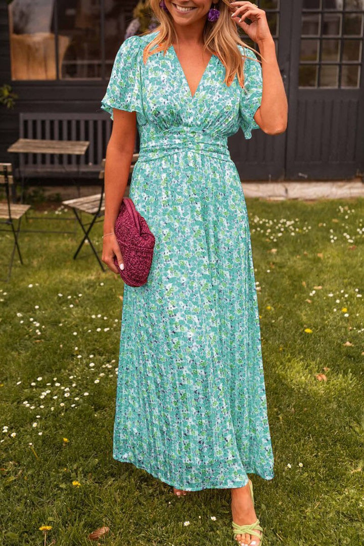 Bianca™ - Elegant Long Dress with V-Neck