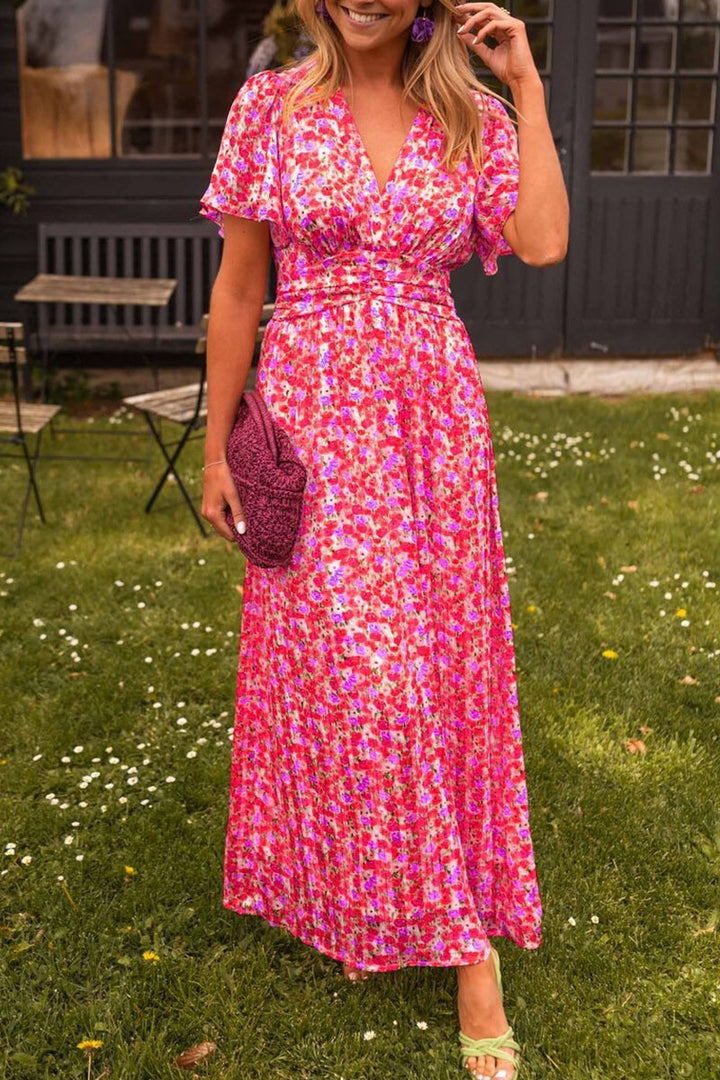 Bianca™ - Elegant Long Dress with V-Neck