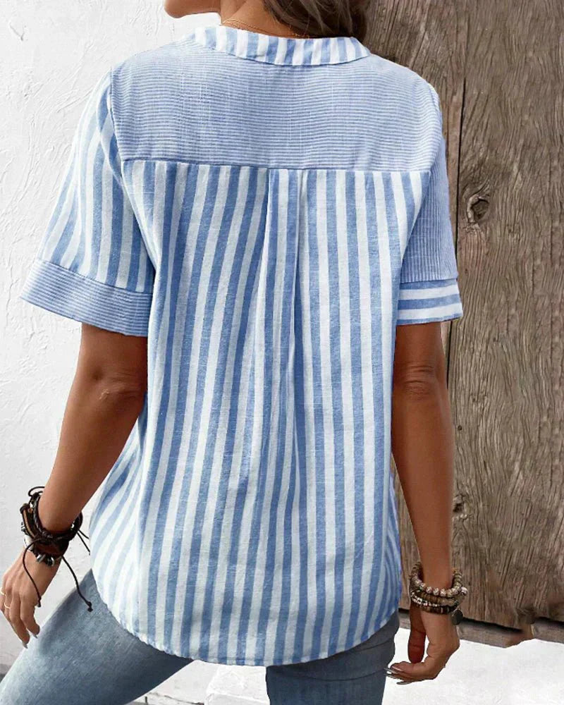 Lila | Cozy Striped Top