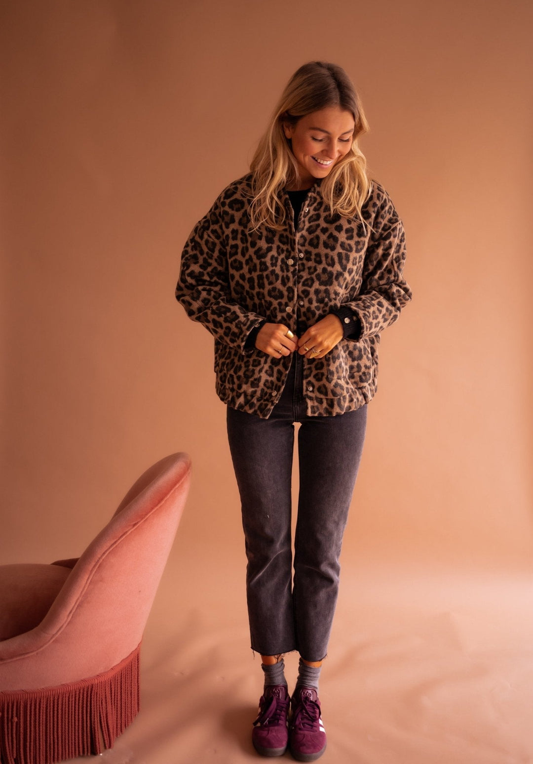 Katarzyna | Timeless Leopard Print Jacket