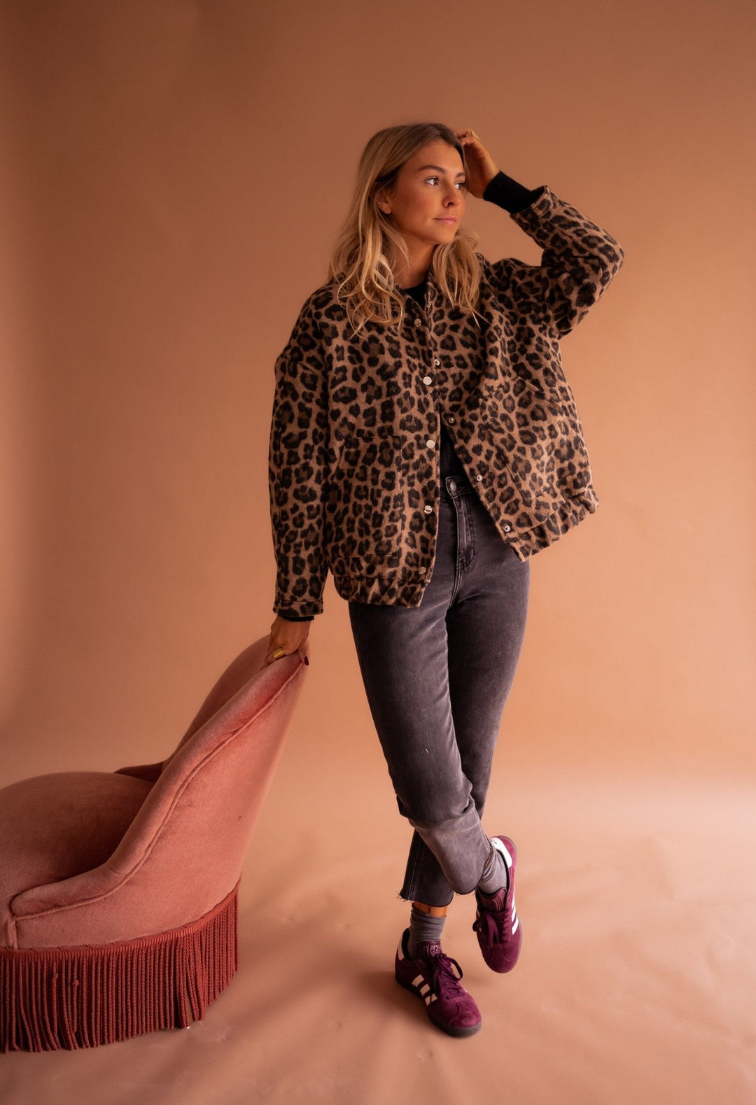 Katarzyna | Timeless Leopard Print Jacket