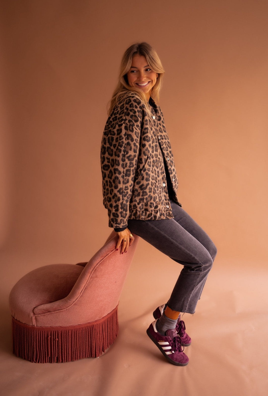 Katarzyna | Timeless Leopard Print Jacket