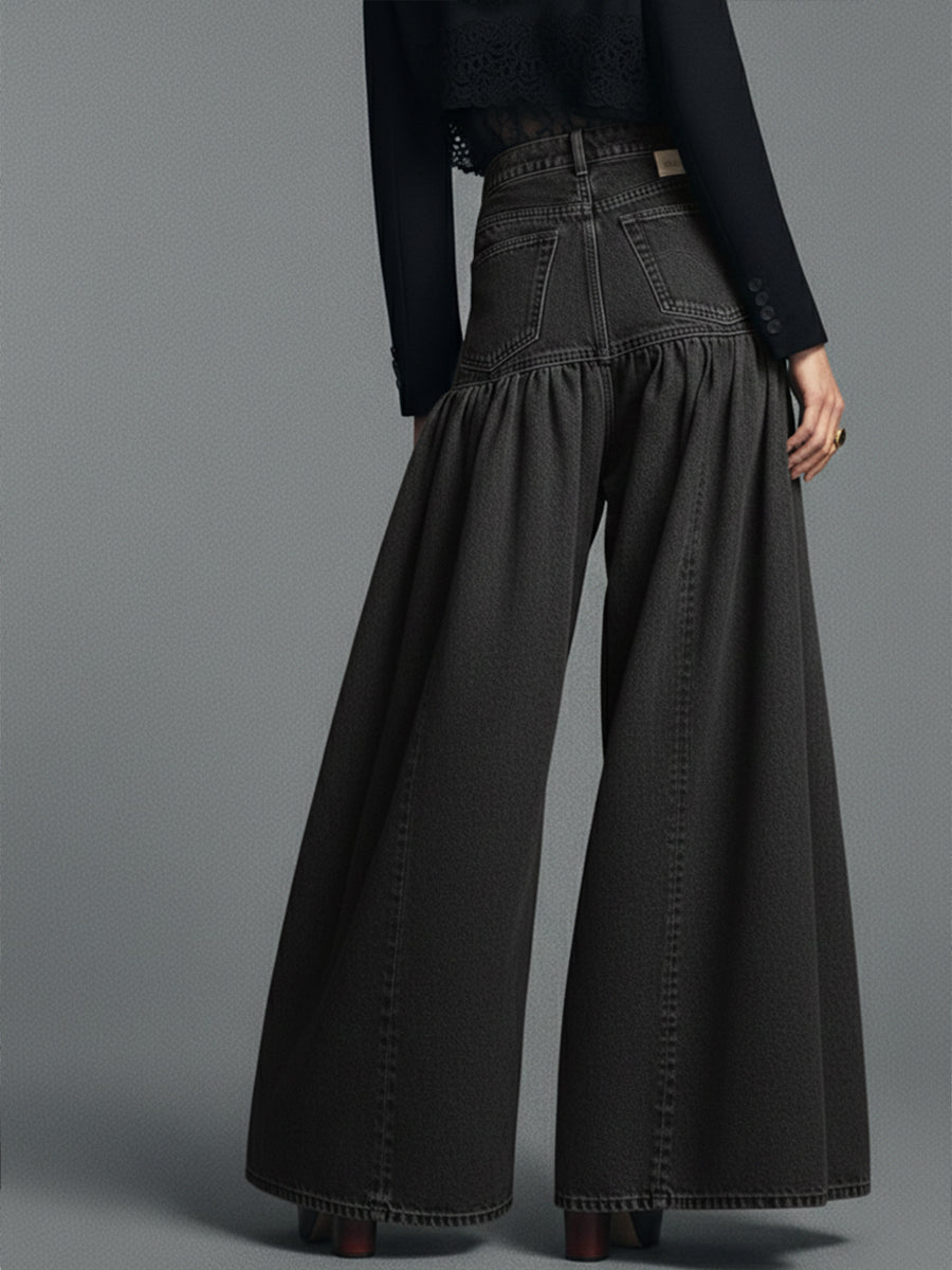 Comfortable Wide-Leg Jeans — The Ideal Fusion of Relaxation and Timeless Denim