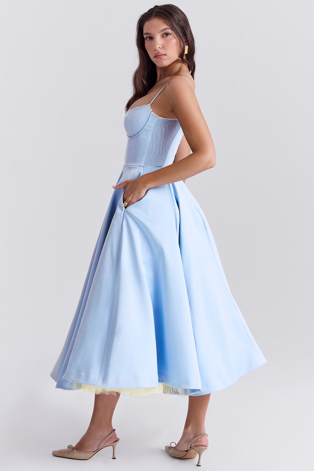 Evelina Mid-Length Dress