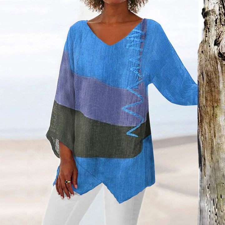 Elaine™ - Relaxed Long Sleeve Blouse