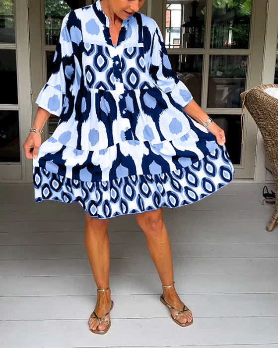 Chic Pleated Dress