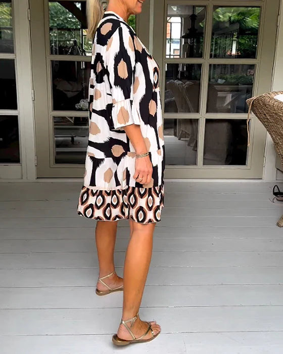 Chic Pleated Dress