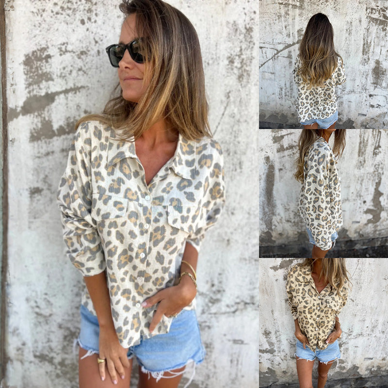 Leely™ - Women’s Printed Long Sleeve Shirt