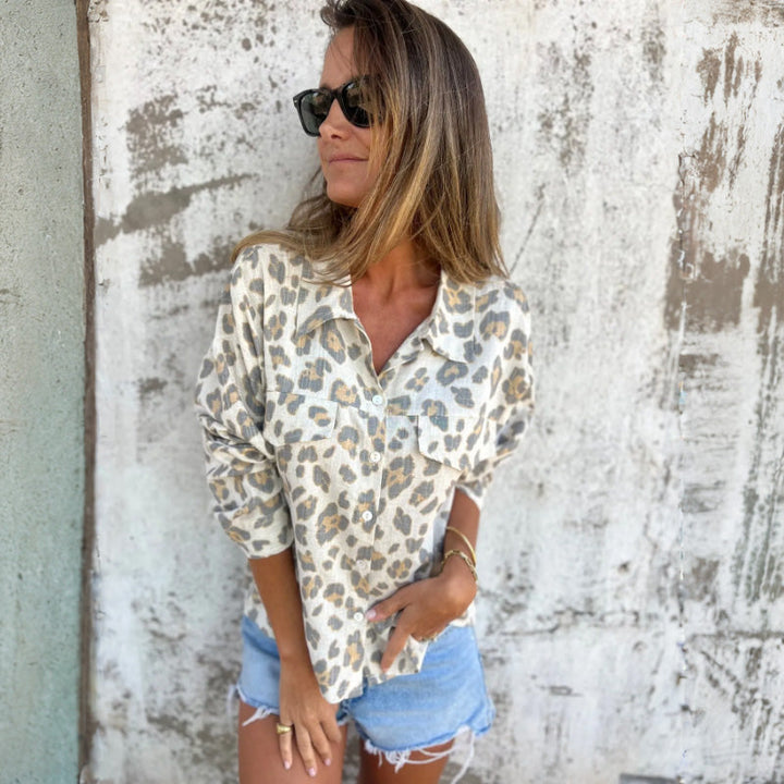 Leely™ - Women’s Printed Long Sleeve Shirt