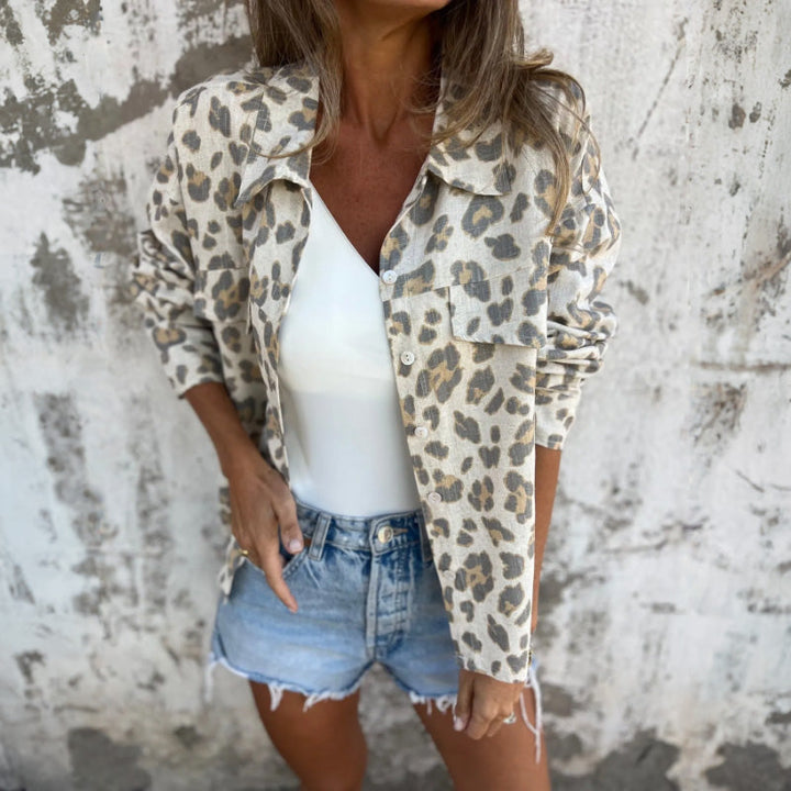 Leely™ - Women’s Printed Long Sleeve Shirt