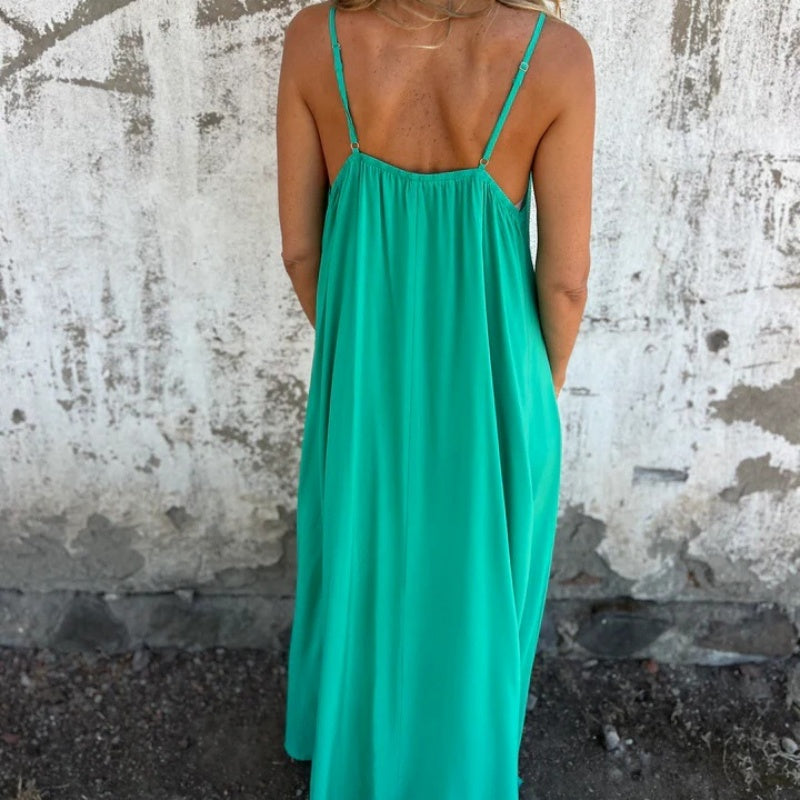 Ria™ - Elegant V-Neck Dress