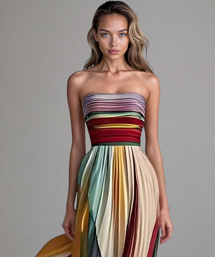 Flora™ - Sleeveless Colored Dress