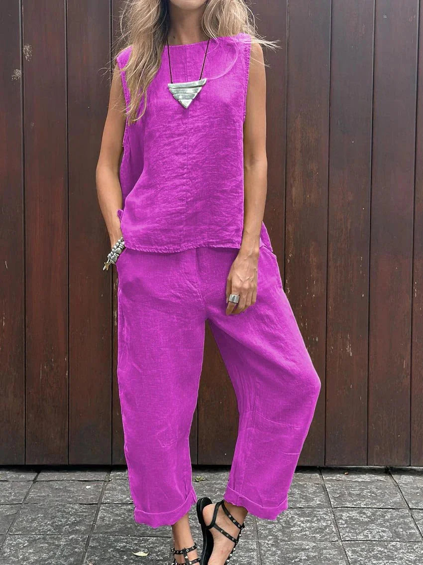 Janice™ – Stylish Cotton Summer Set