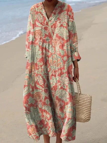 Elly™ - Vintage Floral Dress
